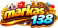 Logo markas138 bernuansa emas